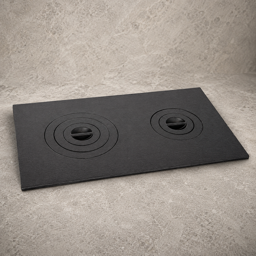 Placas de hierro fundido