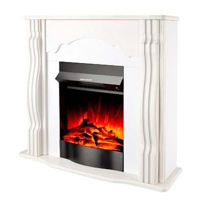 Chimenea eléctrica Clasic & Corsica, Art Flame, 883x950x300 mm, 1500W, 2 niveles de potencia, Brillo ajustable en 5 niveles, Botón de encendido