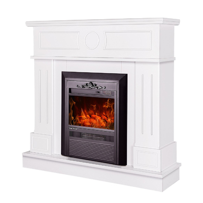 Chimenea eléctrica Ambasador & Cristina, Art Flame, 1000x1048x300 mm, 2000W, 2 niveles de potencia, Brillo ajustable en 5 niveles, Temporizador