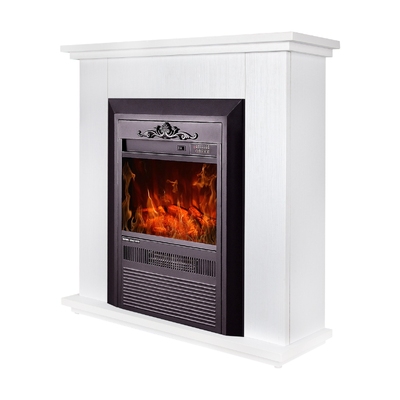 Chimenea eléctrica Spark & Cristina, Art Flame, 715x700x220 mm, 2000W, 2 niveles de potencia, Brillo ajustable en 5 niveles, Temporizador