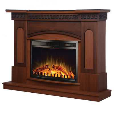 Chimenea eléctrica Franco & Zakynthos, Art Flame, 1020x1300x400 mm, 1500W, 2 niveles de potencia, Brillo ajustable en 5 niveles, Temporizador
