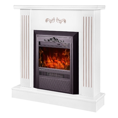 Chimenea eléctrica Smile & Cristina, Art Flame, 905x940x265 mm, 2000W, 2 niveles de potencia, Brillo ajustable en 5 niveles, Temporizador