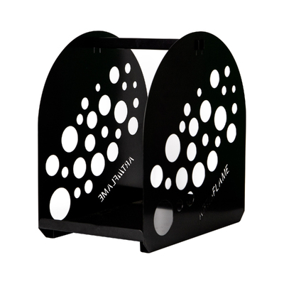 Soporte metálico para almacenar leña Bubble, Art Flame, 400x380x260 mm