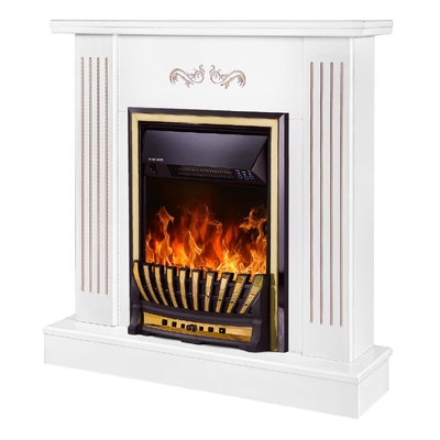 Chimenea eléctrica Smile & Meridian, Art Flame, 905x940x265 mm, 2000W, Termostato, Brillo ajustable en 5 niveles, Temporizador