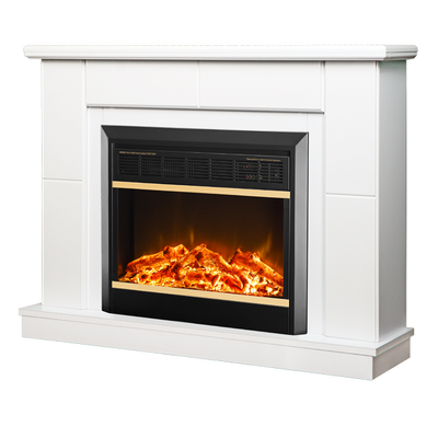 Chimenea eléctrica Maxim & Mars, Art Flame, 845x1076x300 mm, 1500W, 2 niveles de potencia, Brillo ajustable en 5 niveles, Temporizador