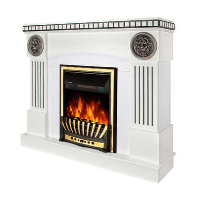 Chimenea eléctrica Prometeu & Meridian, Art Flame, 1050x1200x330 mm, 2000W, Termostato, Brillo ajustable en 5 niveles, Temporizador