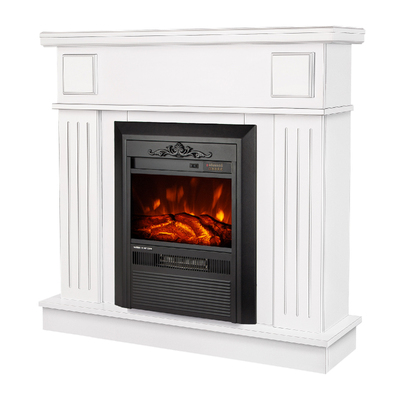 Chimenea eléctrica Marina & Cristina, Art Flame, 997x1034x270 mm, 2000W, 2 niveles de potencia, Brillo ajustable en 5 niveles, Temporizador