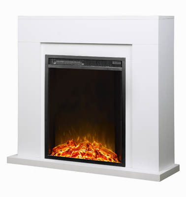 Chimenea eléctrica Agnes & Miriam, Art Flame, 850x950x300 mm, 1500W, 2 niveles de potencia, Brillo ajustable en 5 niveles, Temporizador