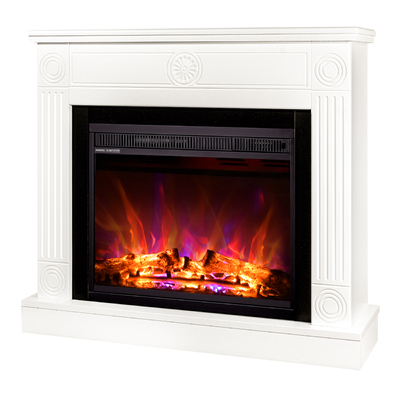 Chimenea eléctrica Bonita & Lorance color, Art Flame, 820x950x270 mm, 1500W, 3 colores de llama, 2 niveles de potencia, Brillo ajustable en 5 niveles